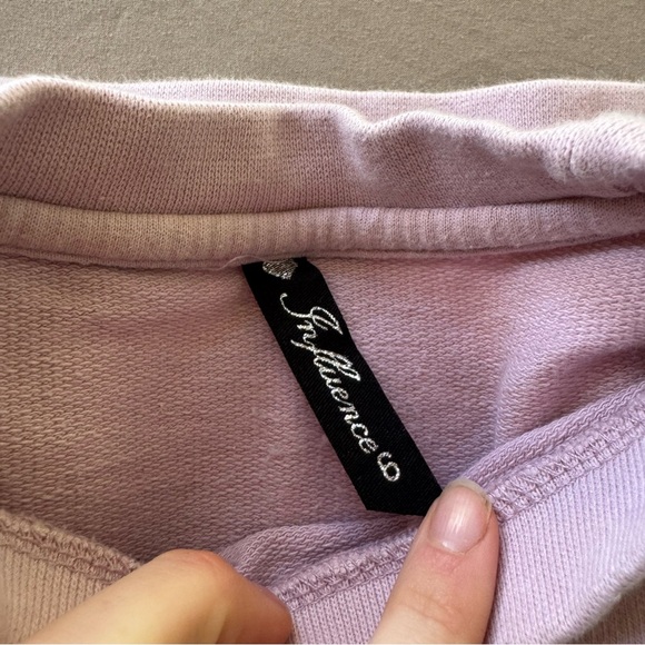 Influence Ruffle Shoulder Sweatshirt - Picture 6 of 8